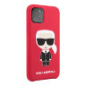 Чехол Karl Lagerfeld Liquid silicone Iconic Karl для iPhone 11 Pro, красный
