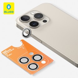 BlueO стекло для iPhone 15 Pro Camera lens Armor metal 3 шт. Grey (+installer)