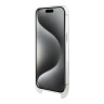 Karl Lagerfeld для iPhone 15 Pro чехол Crossbody PC/TPU NFT Karl Ikonik + Big Strap Hard Transparent
