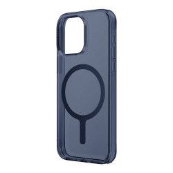 Uniq для iPhone 15 Pro Max чехол Lifepro Xtreme AF Smoke Blue (MagSafe), матовый-синий