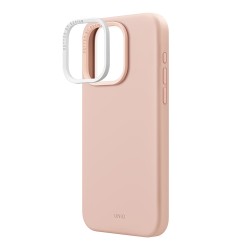 Uniq для iPhone 15 Pro Max чехол LINO Pink (Magsafe)