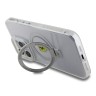 Ferrari для iPhone 15 Pro чехол PC/TPU + Ring stand Hard Silver прозрачный (Magsafe)