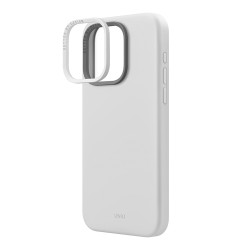 Uniq для iPhone 15 Pro чехол LINO Chalk Grey (Magsafe)
