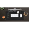Uniq органайзер пространства Hagen reversible Desk Mat + 3 POD Mag buttons Black/Washed Blue
