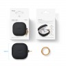 Силиконовый чехол Elago Silicone Hang case для Galaxy Buds 2/Live/Pro, черный