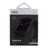 Чехол Uniq Valencia aluminium для Apple Watch 45/44 мм, Graphite