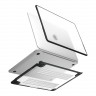 Чехол Uniq Venture для MacBook Air 13 (2022/23 M2), прозрачный/черная окантовка
