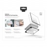Чехол Uniq Venture для MacBook Air 13 (2022/23 M2), прозрачный/черная окантовка