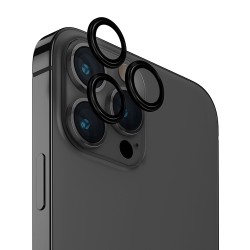 Uniq стекло для iPhone 15 Pro Max OPTIX Camera Lens protector Aluminium Black