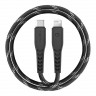Кабель EnergEA NyloFlex USB-С/Lightning MFi C94 (0.3 м), черный