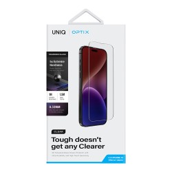 Uniq стекло для iPhone 15 Pro Max OPTIX Clear