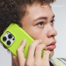 Elago для iPhone 15 Pro чехол Soft silicone (Liquid) Lime Green