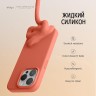 Elago для iPhone 15 Pro чехол Soft silicone (Liquid) Pomelo Pink