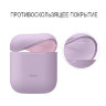 Чехол Elago Slim Silicone case для AirPods 1/2, фиолетовый (lavender)