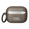 Karl Lagerfeld для Airpods Pro чехол TPU with ring NFT Karl Translucent Black