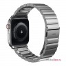 Ремешок Uniq Strova Strap Link Steel для Apple Watch All 42-44-45-49 мм, серебристый
