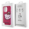 Hello Kitty для iPhone 15 Pro чехол PC/TPU Kitty Head Hard Pink