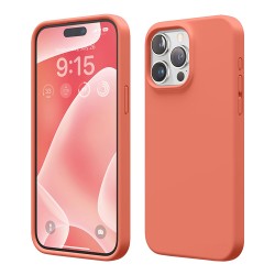 Elago для iPhone 15 Pro Max чехол Soft silicone (Liquid) Pomelo Pink