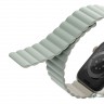 Ремешок Uniq Revix reversible Magnetic для Apple Watch 42-44-45-49 mm, зеленый/бежевый
