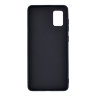 Чехол накладка innovation для Galaxy A71, черный матовый