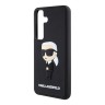 Karl Lagerfeld для Galaxy S24 чехол 3D Rubber NFT Karl Ikonik Hard Black