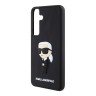 Karl Lagerfeld для Galaxy S24+ чехол 3D Rubber NFT Karl Ikonik Hard Black