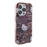 Hello Kitty для iPhone 15 Pro Max чехол PC/TPU Graffiti Tags Hard Pink
