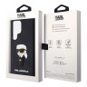 Karl Lagerfeld для Galaxy S24 Ultra чехол 3D Rubber NFT Karl Ikonik Hard Black