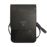 (Уценка) сумка Guess Wallet Bag Saffiano Triangle logo для смартфонов, черная
