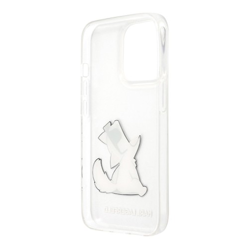 Чехол Karl Lagerfeld Choupette Fun Hard для iPhone 13 Pro Max, прозрачный