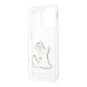 Чехол Karl Lagerfeld Choupette Fun Hard для iPhone 13 Pro Max, прозрачный