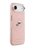 Karl Lagerfeld для iPhone Air чехол IML NFT Karl&Choup Head on logo Metal Cam Hard Pink (MagSafe)