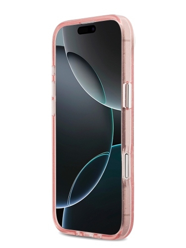 Karl Lagerfeld для iPhone Air чехол IML NFT Karl&Choup Head on logo Metal Cam Hard Pink (MagSafe)