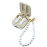 Guess Наушники TWS Bluetooth Rectangle with Pearl Hand Strap Beige