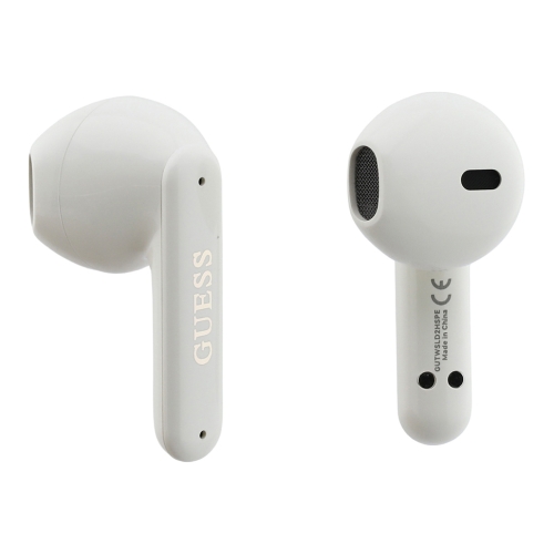 Guess Наушники TWS Bluetooth Rectangle with Pearl Hand Strap Beige