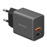 Сетевое зарядное EnergEA Ampcharge PD20+, USB-C PD + USB-A QC3.0, 20 Вт