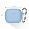 Чехол BlueO Soft silicone для AirPods 3 (2021), голубой