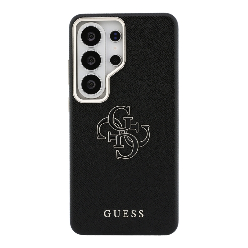 Guess для Galaxy S26 Ultra чехол PU Saffiano Full Wrapped 4G Big Metal logo & Cam Hard Black
