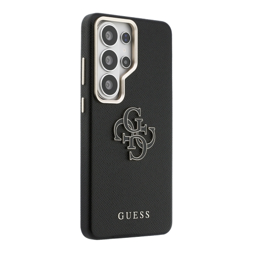 Guess для Galaxy S26 Ultra чехол PU Saffiano Full Wrapped 4G Big Metal logo & Cam Hard Black
