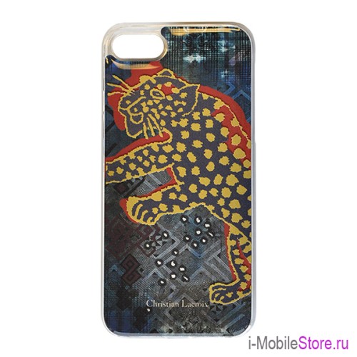 Christian Lacroix чехол Pantera Africana Hard для iPhone 7/8/SE, синий