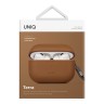 Чехол Uniq Terra Genuine Leather with handstrap для AirPods Pro 2 (2022), коричневый