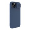 Nillkin для iPhone 15 чехол CamShield Silky Silicone Midnight Blue