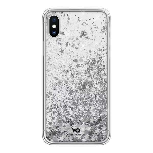 Чехол White Diamonds Sparkle для iPhone X/XS, серебристый