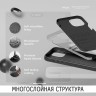 Elago для iPhone 15 Plus чехол Soft silicone (Liquid) Black
