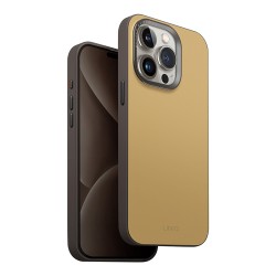 Uniq для iPhone 15 Pro Max чехол Lyden DS Canary Yellow/Flint Grey (Magsafe)