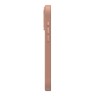 Uniq для iPhone 16 Pro чехол кожаный со шнурком COEHL MUSE Dusty Nude (MagSafe)