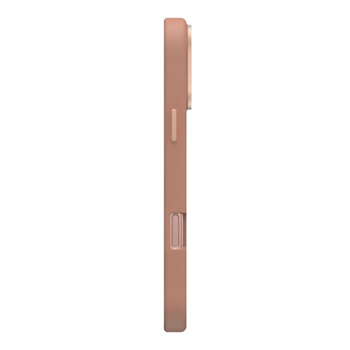 Uniq для iPhone 16 Pro чехол кожаный со шнурком COEHL MUSE Dusty Nude (MagSafe)