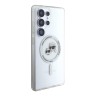 Karl Lagerfeld для Galaxy S25 Ultra чехол PC/TPU NFT Karl & Choup Head Metal camera Hard White (MagSafe)