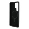 Karl Lagerfeld для Galaxy S25 Ultra чехол PU Saffiano FW Metal logo & Camera Hard Black (MagSafe)