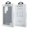 Karl Lagerfeld для Galaxy S25 Ultra чехол PU Saffiano FW Metal logo & Camera Hard Black (MagSafe)